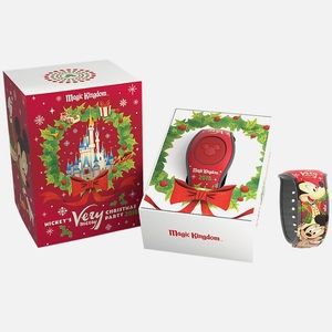 Disney Parks WDW Mickey's Very Merry Christmas Party 2018 Magic Band LE 3000